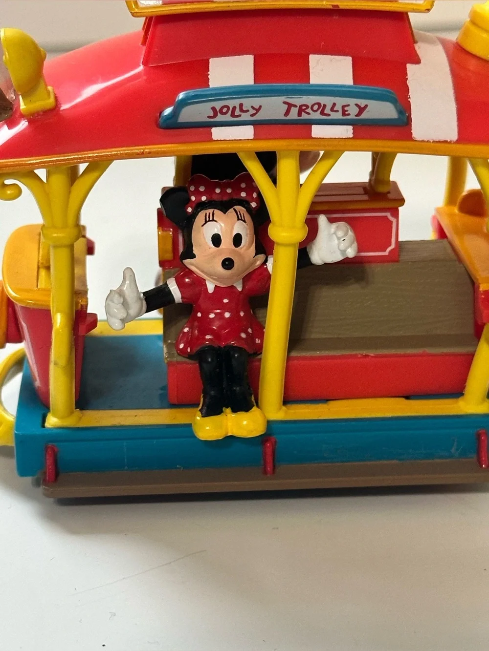 Vintage 1993 Disney Theme Park Attraction Jolly Trolley Mickey Minnie Mouse